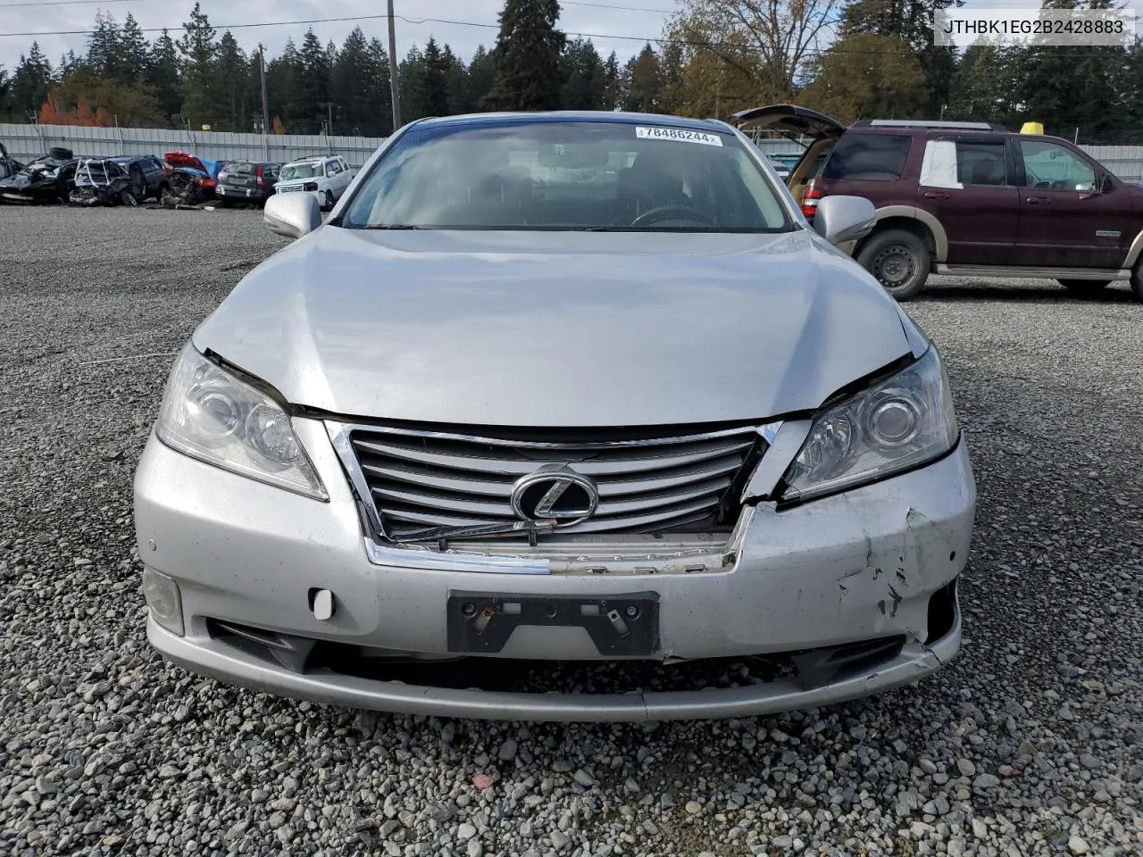 2011 Lexus Es 350 VIN: JTHBK1EG2B2428883 Lot: 78486244