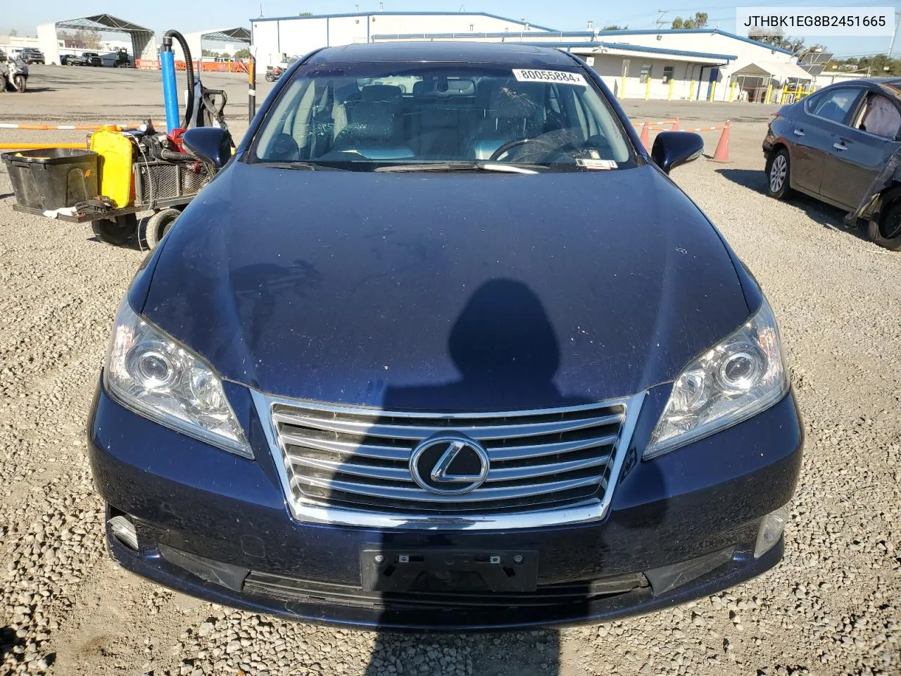 2011 Lexus Es 350 VIN: JTHBK1EG8B2451665 Lot: 80055884