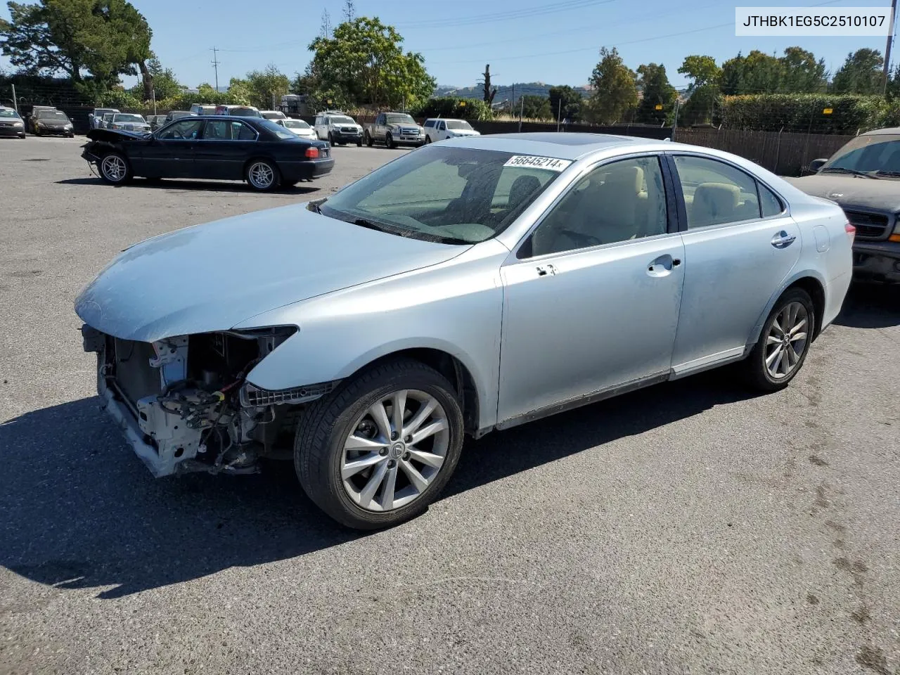 JTHBK1EG5C2510107 2012 Lexus Es 350