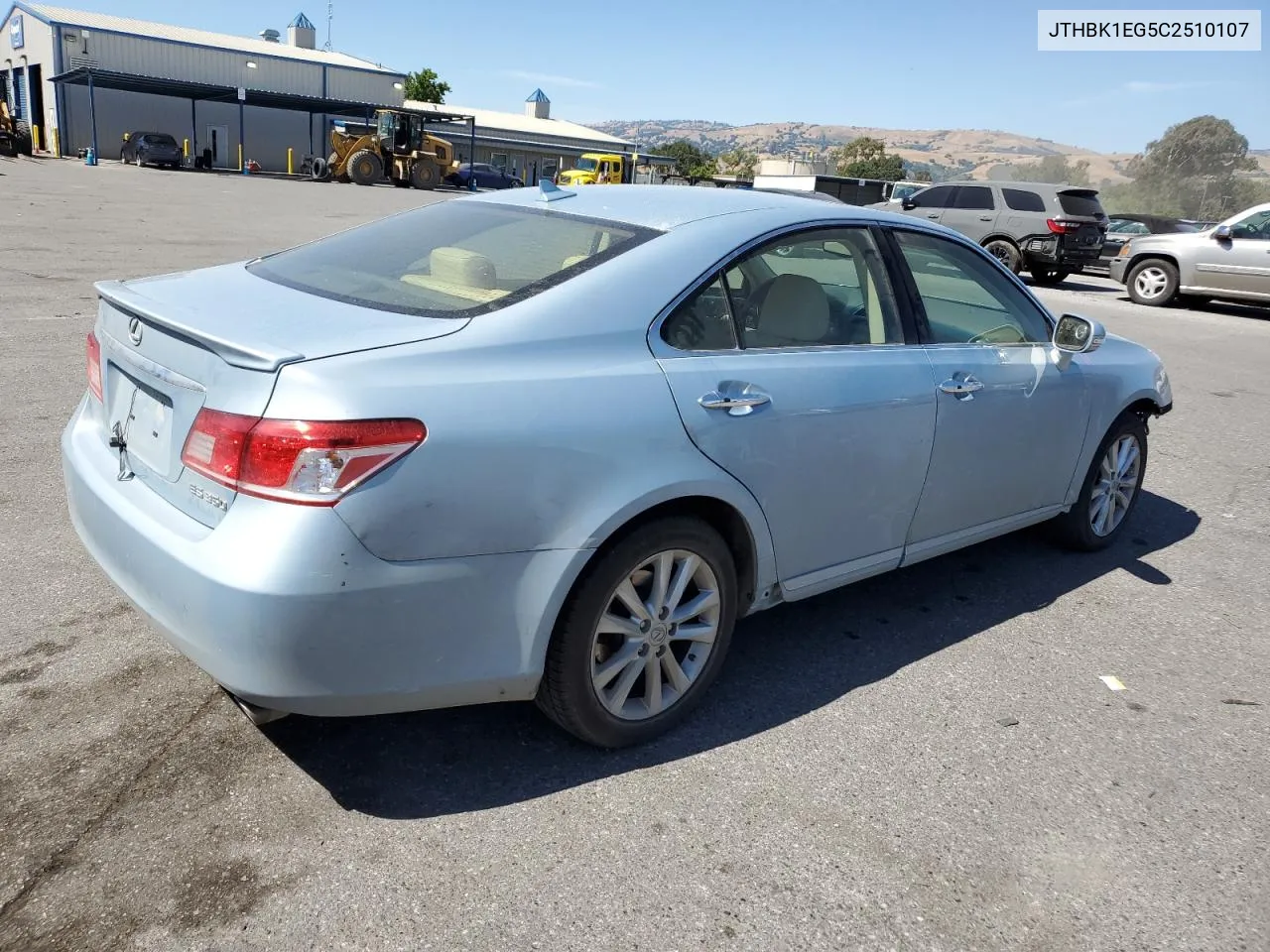 2012 Lexus Es 350 VIN: JTHBK1EG5C2510107 Lot: 56645214