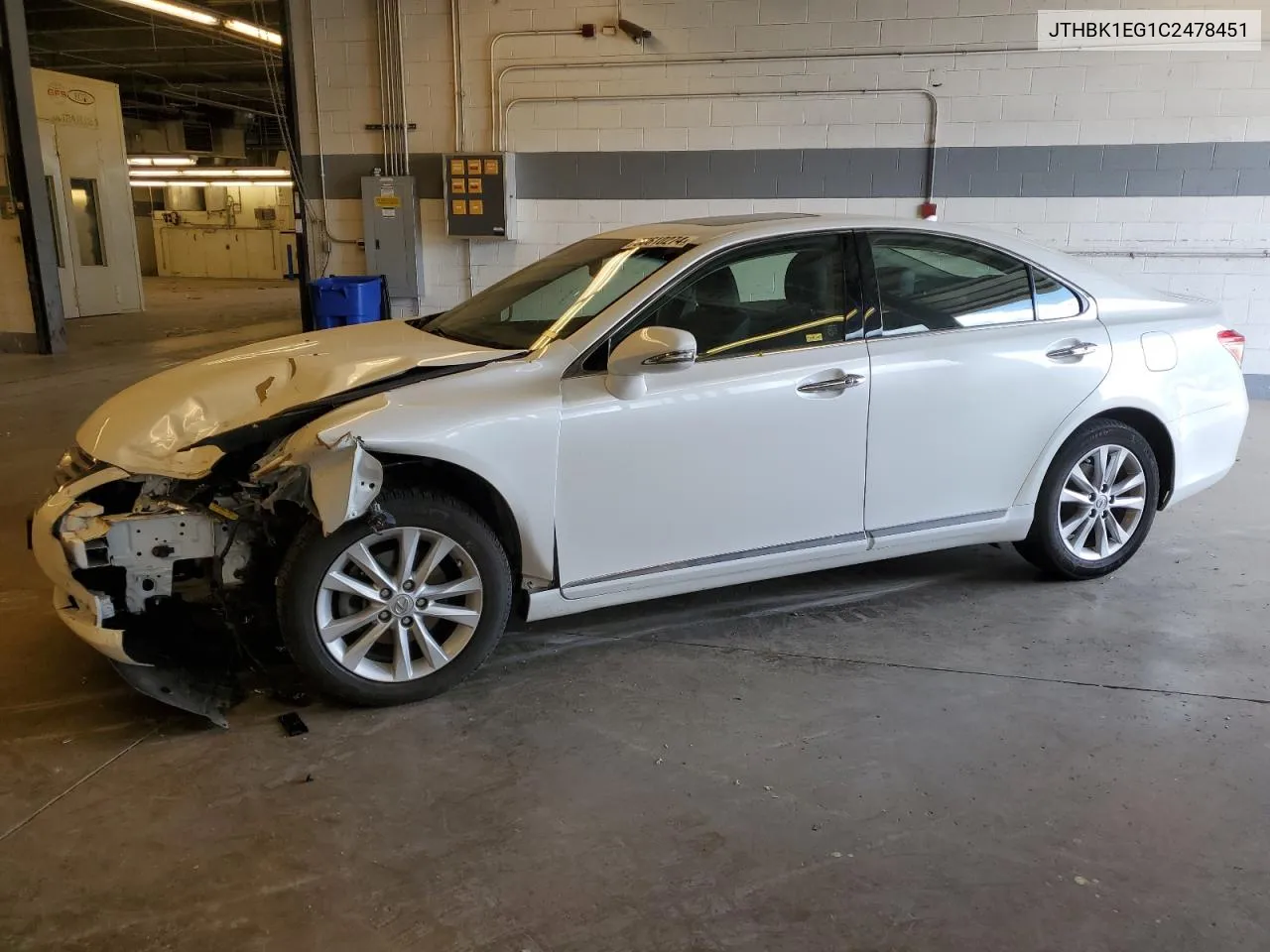 2012 Lexus Es 350 VIN: JTHBK1EG1C2478451 Lot: 58610274