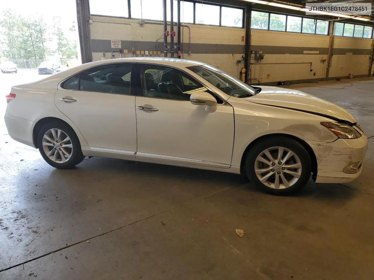 JTHBK1EG1C2478451 2012 Lexus Es 350