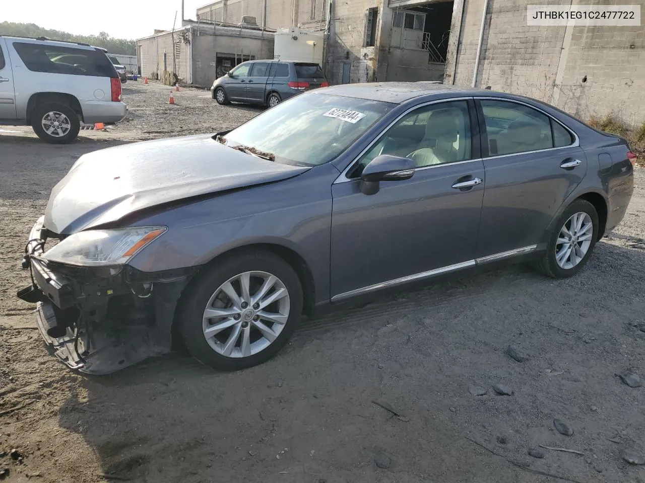 2012 Lexus Es 350 VIN: JTHBK1EG1C2477722 Lot: 62724244