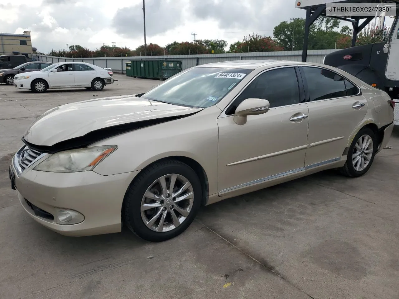 JTHBK1EGXC2473801 2012 Lexus Es 350