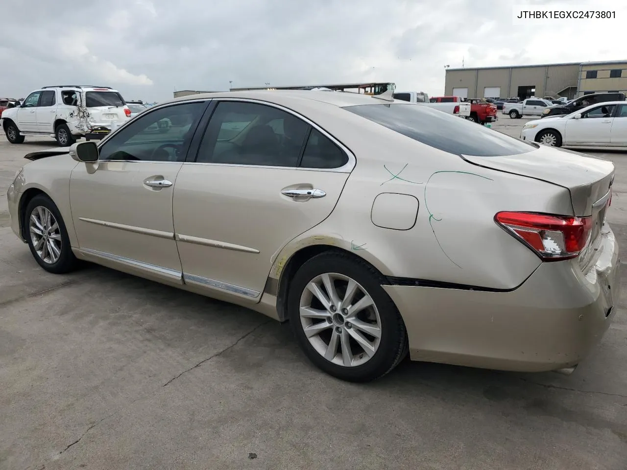 2012 Lexus Es 350 VIN: JTHBK1EGXC2473801 Lot: 64461324