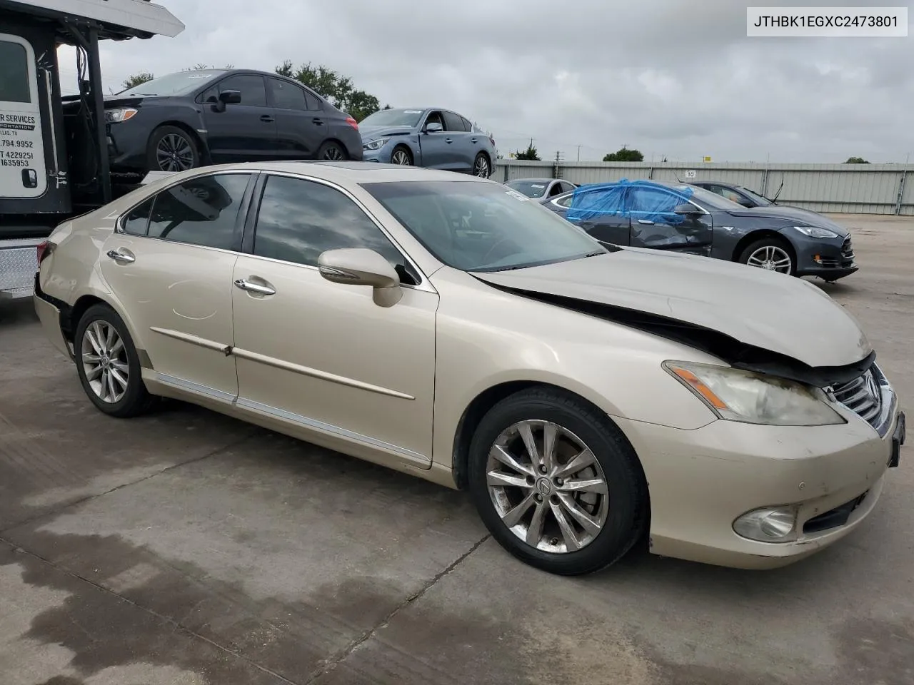 JTHBK1EGXC2473801 2012 Lexus Es 350