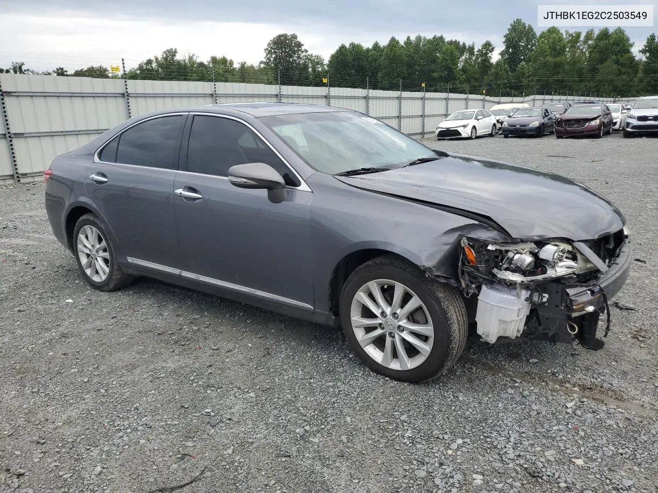 2012 Lexus Es 350 VIN: JTHBK1EG2C2503549 Lot: 66736464