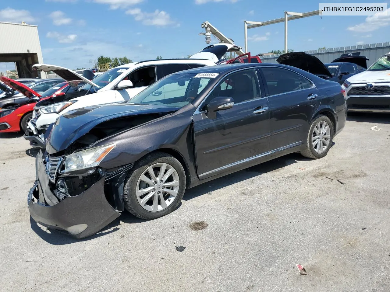 2012 Lexus Es 350 VIN: JTHBK1EG1C2495203 Lot: 67655554