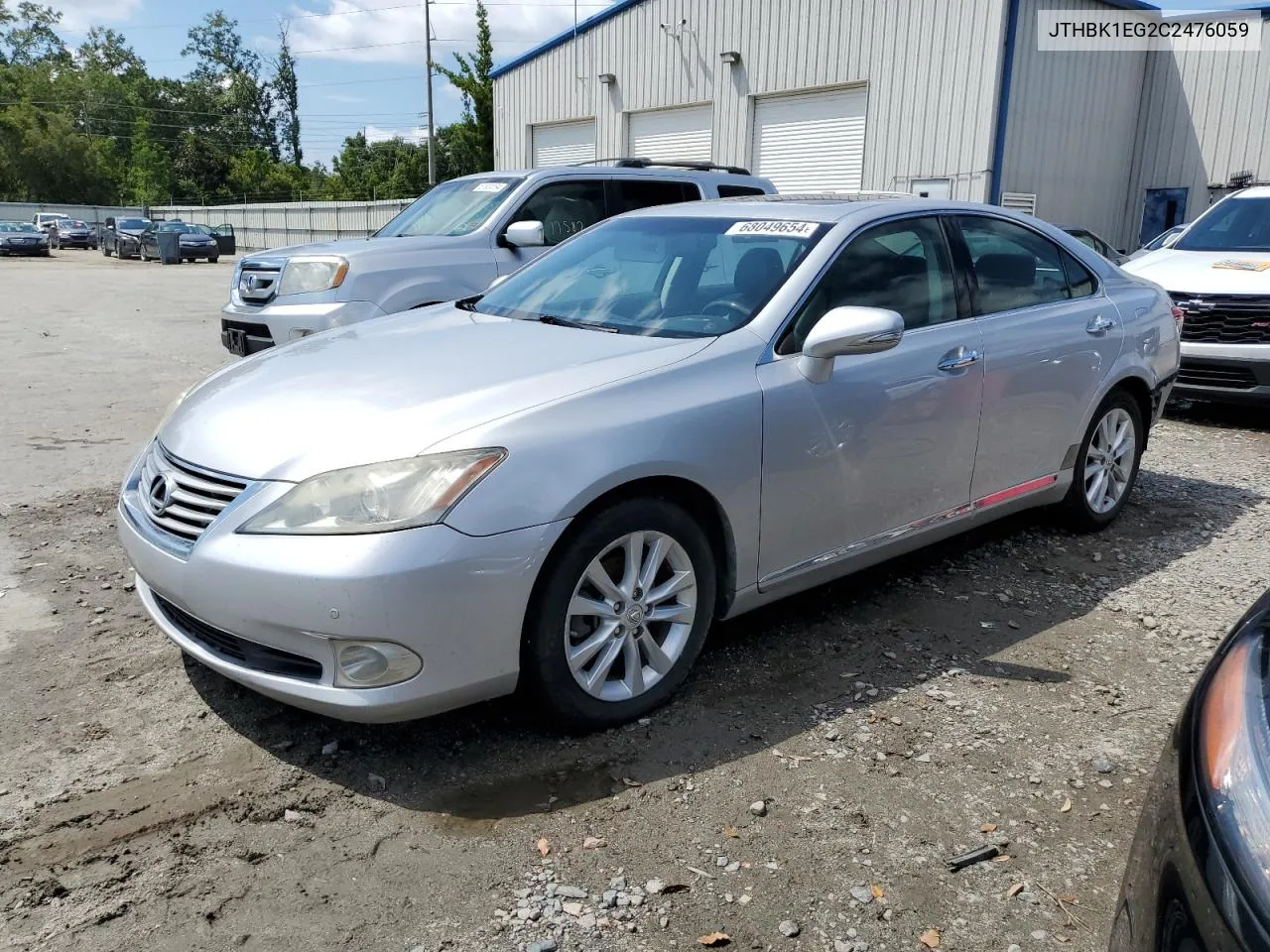 2012 Lexus Es 350 VIN: JTHBK1EG2C2476059 Lot: 68049654