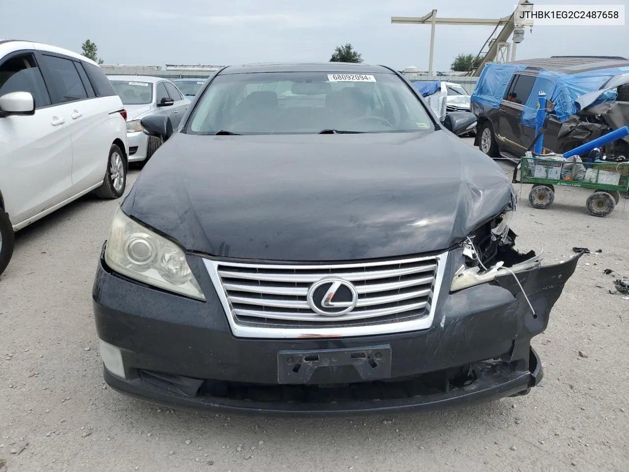 2012 Lexus Es 350 VIN: JTHBK1EG2C2487658 Lot: 68092094