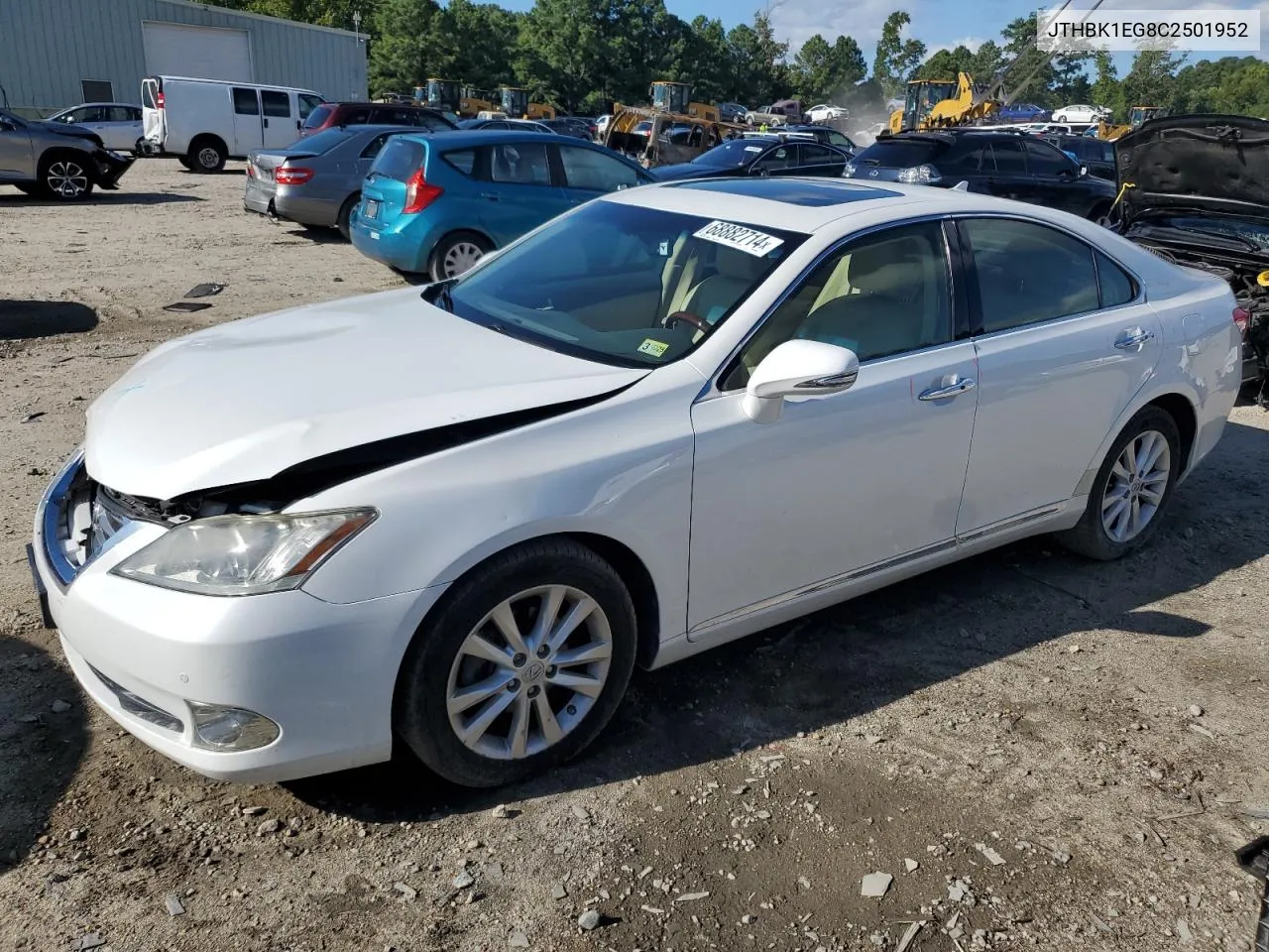 JTHBK1EG8C2501952 2012 Lexus Es 350