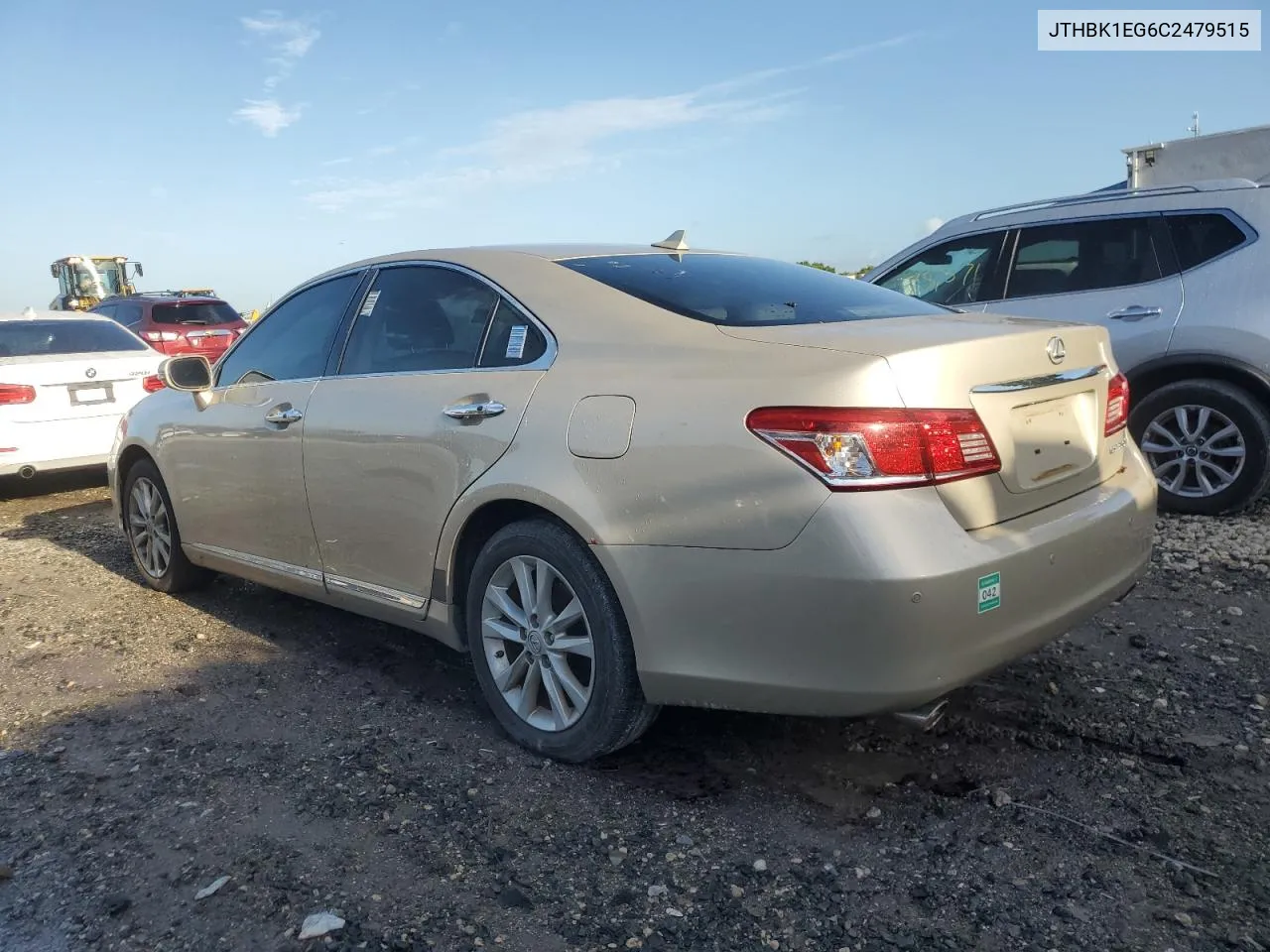 2012 Lexus Es 350 VIN: JTHBK1EG6C2479515 Lot: 69490074