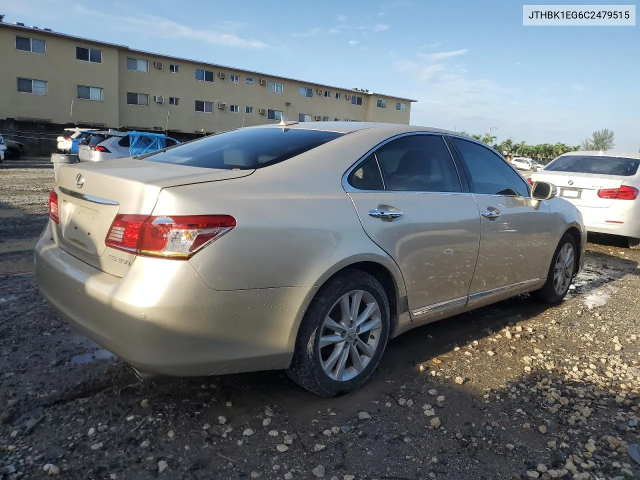 2012 Lexus Es 350 VIN: JTHBK1EG6C2479515 Lot: 69490074