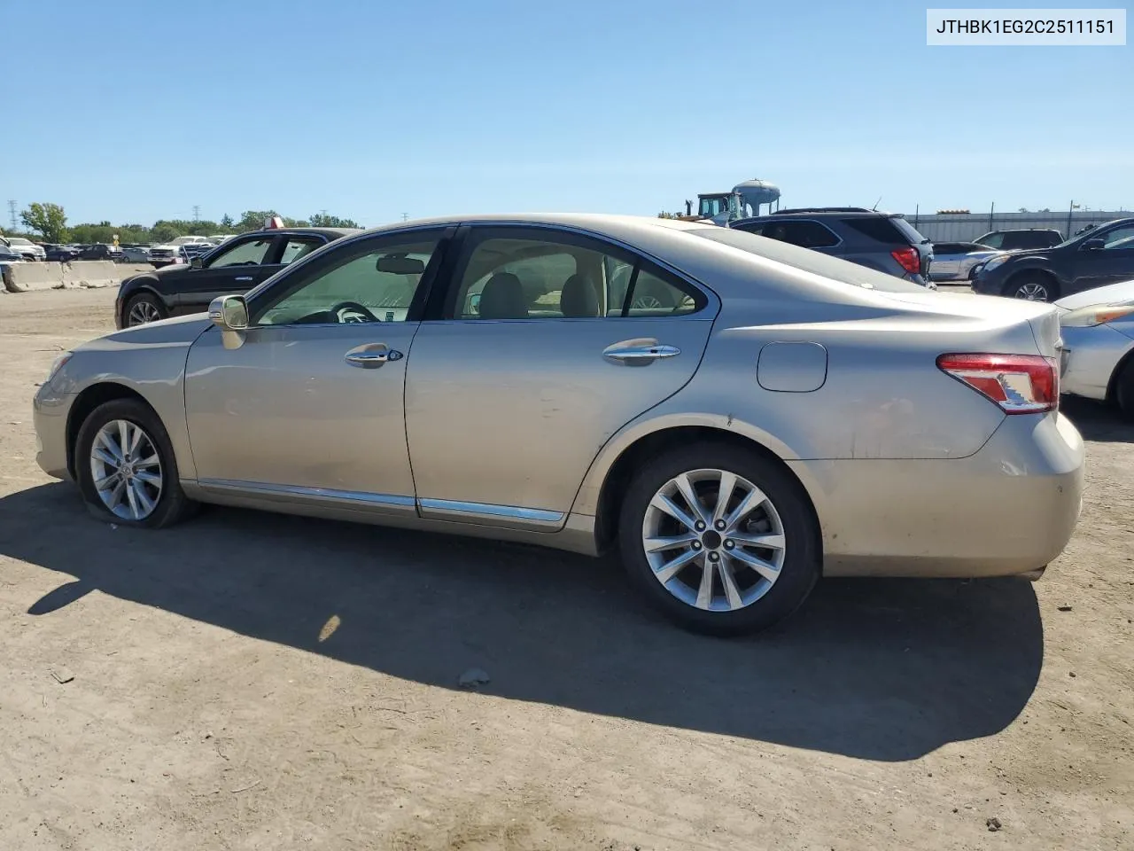 2012 Lexus Es 350 VIN: JTHBK1EG2C2511151 Lot: 69884484