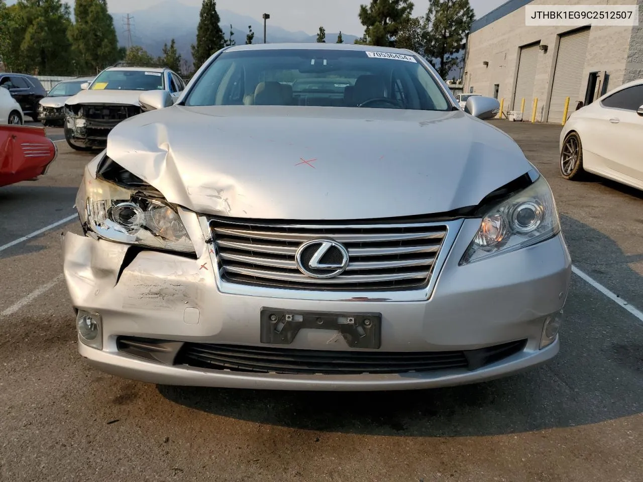 2012 Lexus Es 350 VIN: JTHBK1EG9C2512507 Lot: 70536454