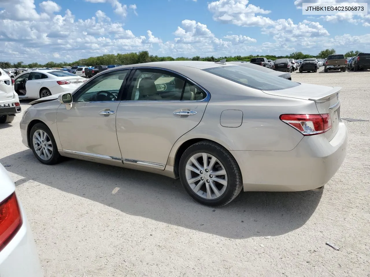 2012 Lexus Es 350 VIN: JTHBK1EG4C2506873 Lot: 71715964