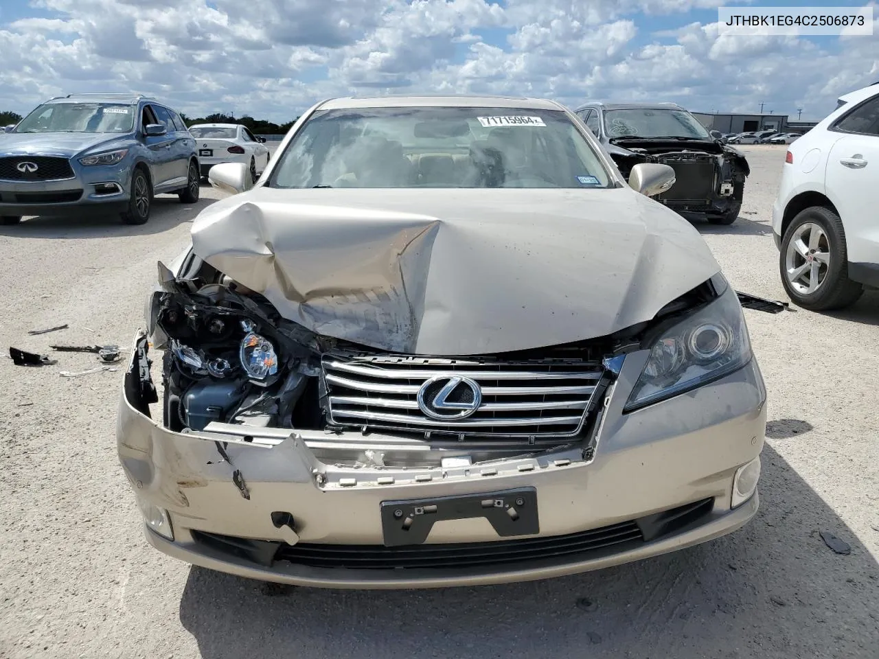 JTHBK1EG4C2506873 2012 Lexus Es 350