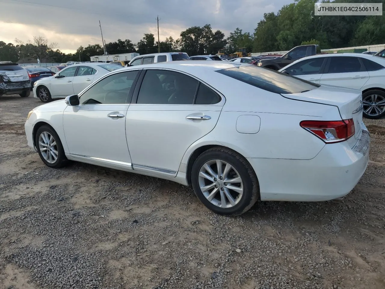 2012 Lexus Es 350 VIN: JTHBK1EG4C2506114 Lot: 71895394