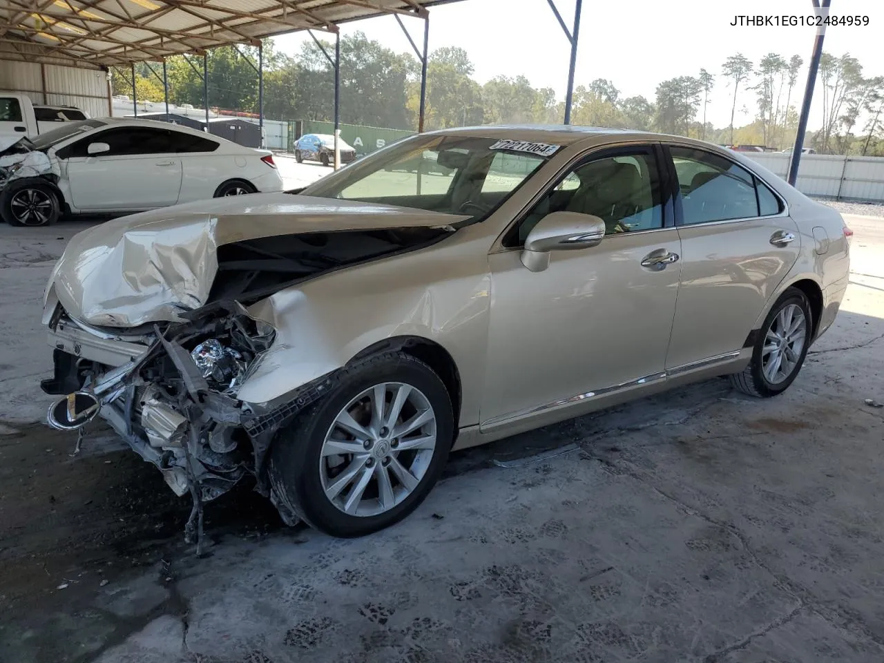 JTHBK1EG1C2484959 2012 Lexus Es 350