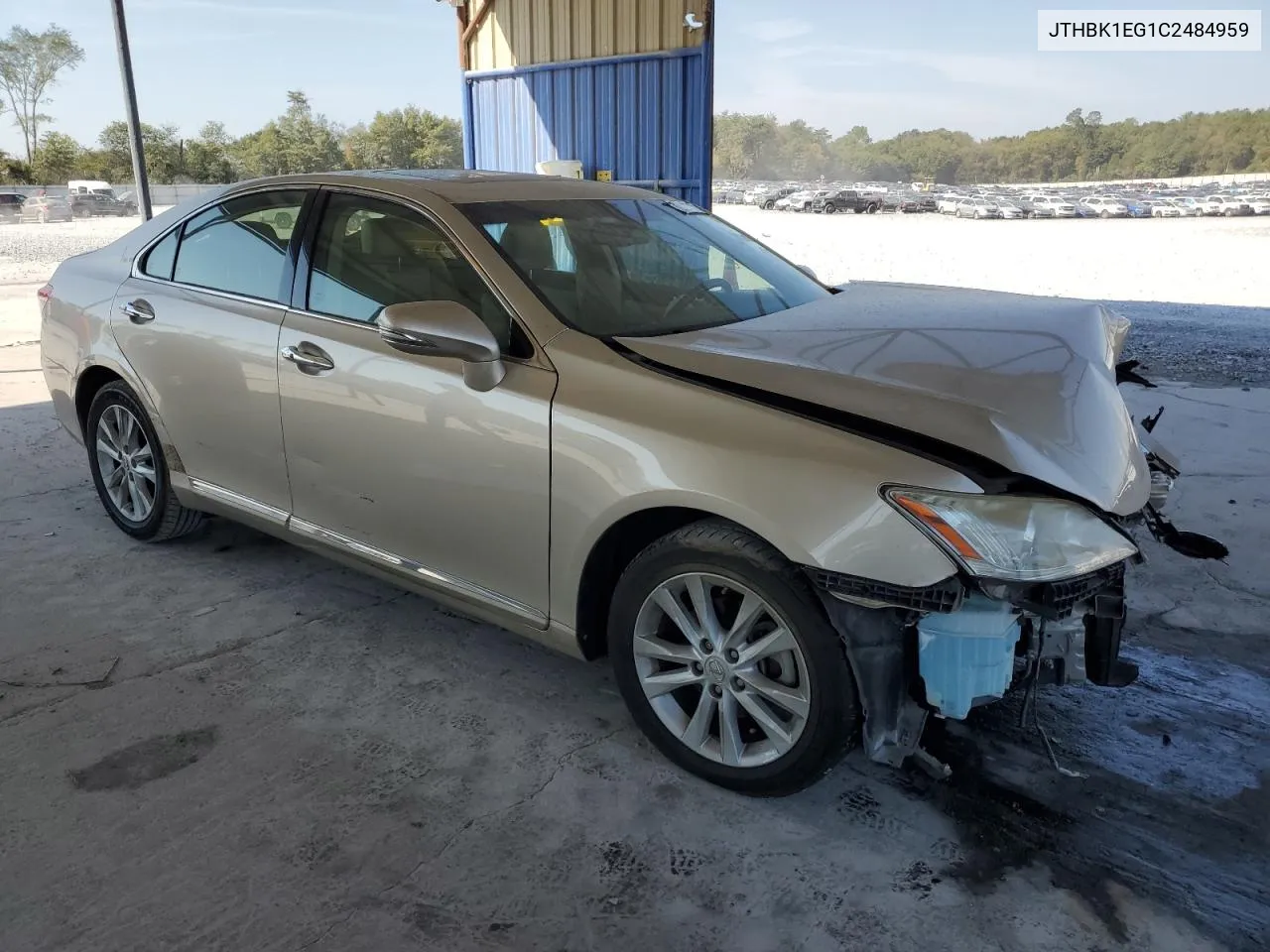 2012 Lexus Es 350 VIN: JTHBK1EG1C2484959 Lot: 72217064