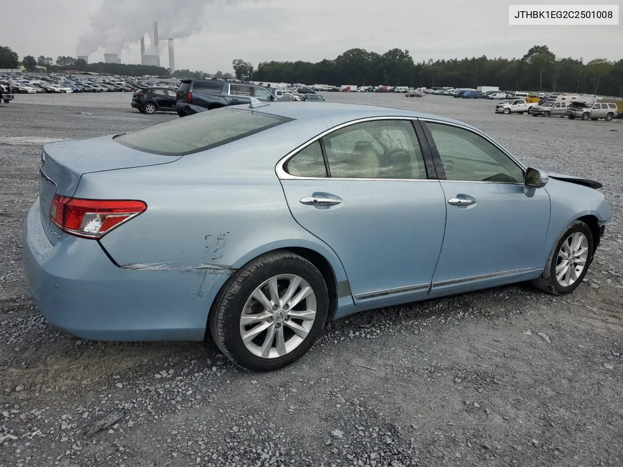 2012 Lexus Es 350 VIN: JTHBK1EG2C2501008 Lot: 72811984