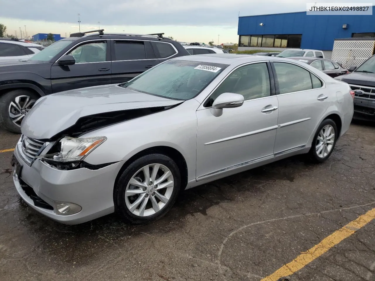 2012 Lexus Es 350 VIN: JTHBK1EGXC2498827 Lot: 72856694