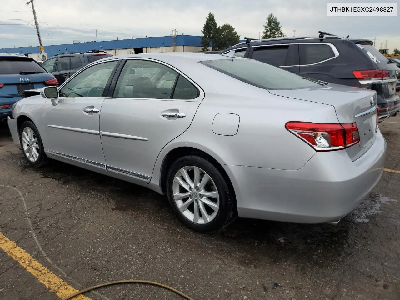 2012 Lexus Es 350 VIN: JTHBK1EGXC2498827 Lot: 72856694