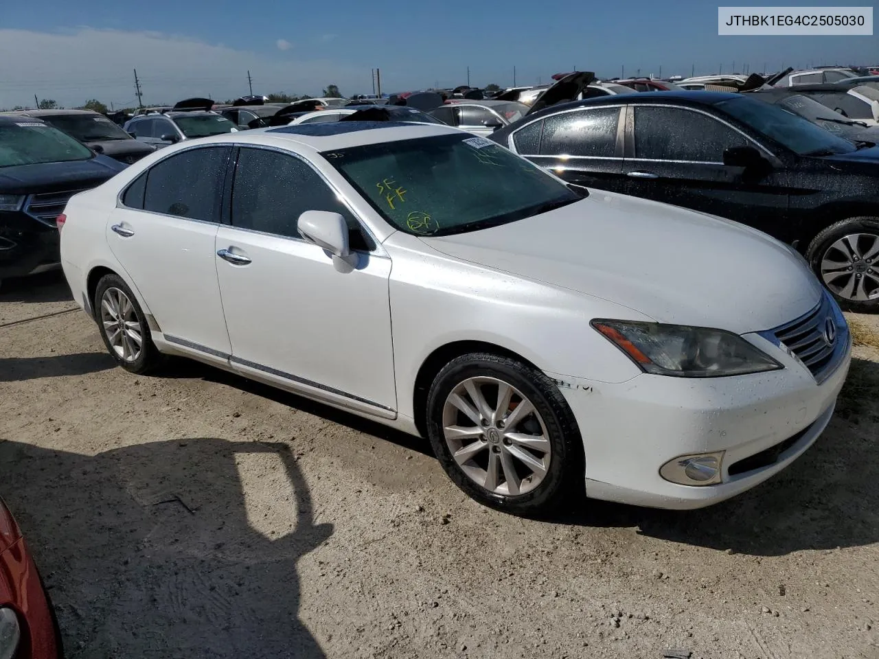 2012 Lexus Es 350 VIN: JTHBK1EG4C2505030 Lot: 73825164