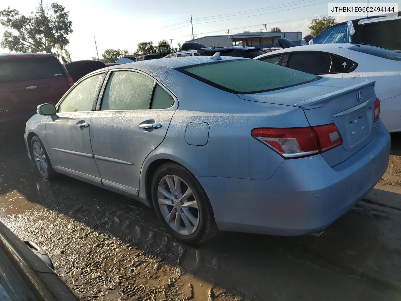 JTHBK1EG6C2494144 2012 Lexus Es 350