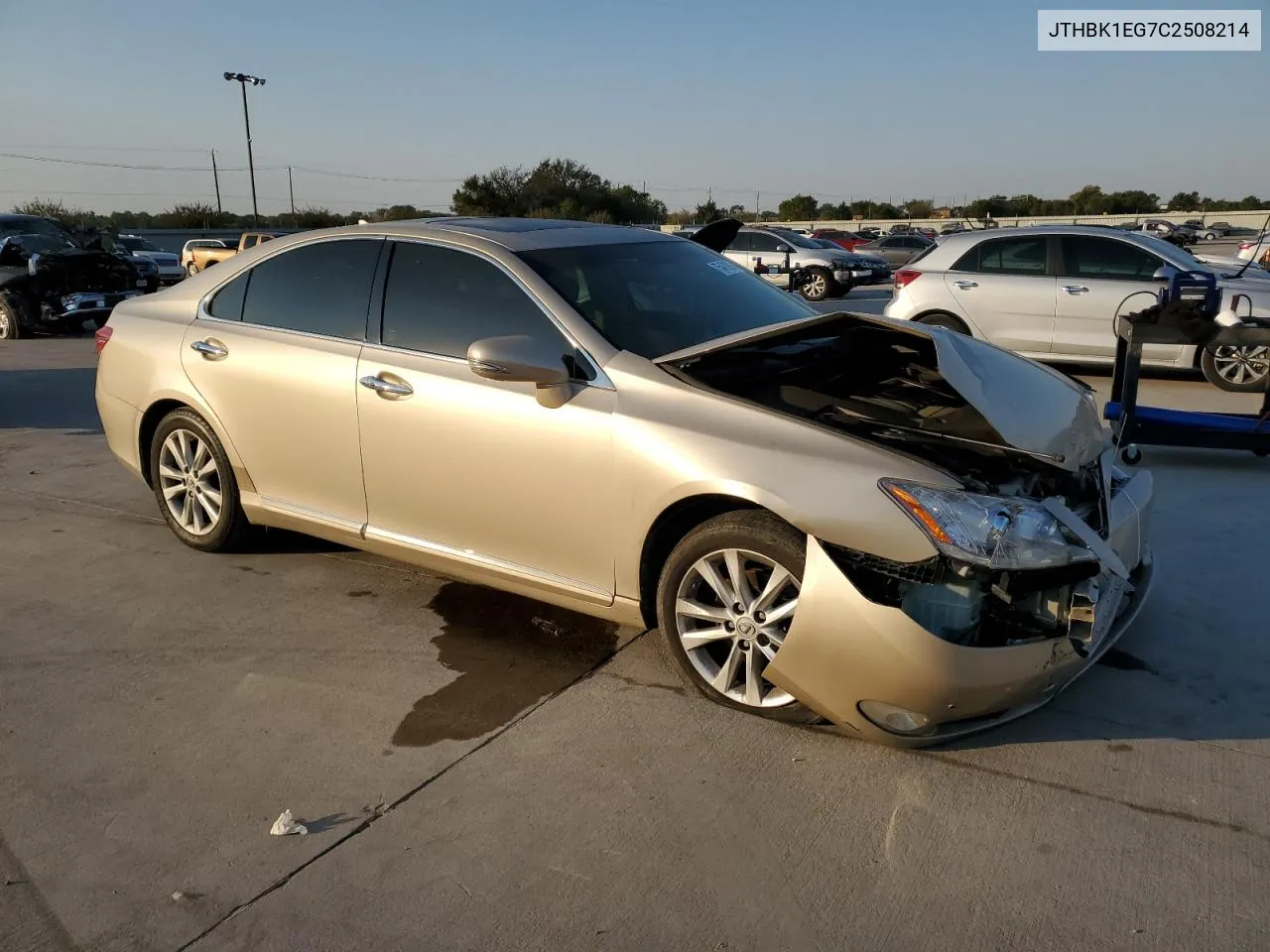 2012 Lexus Es 350 VIN: JTHBK1EG7C2508214 Lot: 75471974