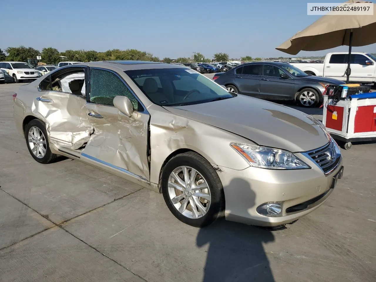 2012 Lexus Es 350 VIN: JTHBK1EG2C2489197 Lot: 76289284