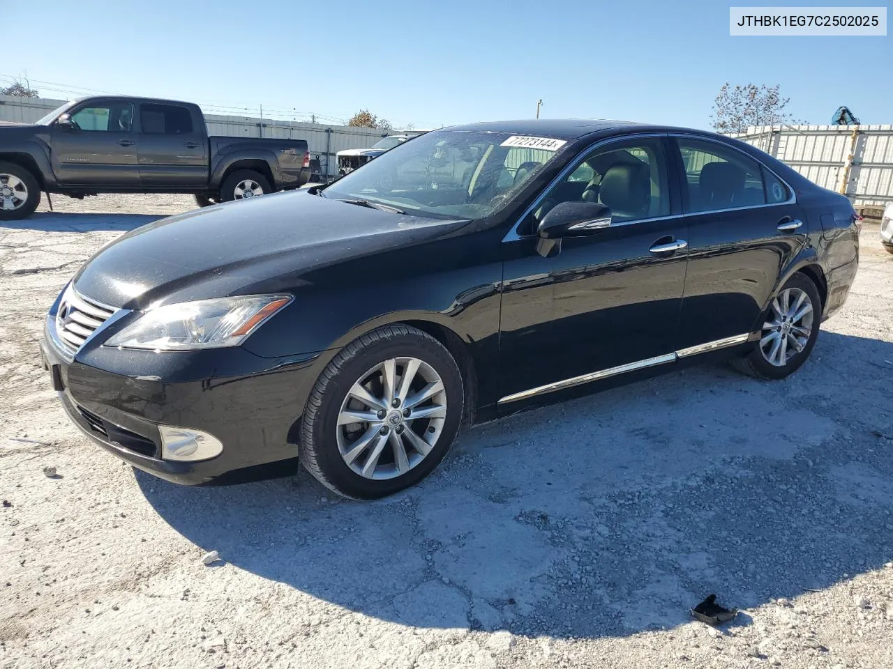 2012 Lexus Es 350 VIN: JTHBK1EG7C2502025 Lot: 77273144