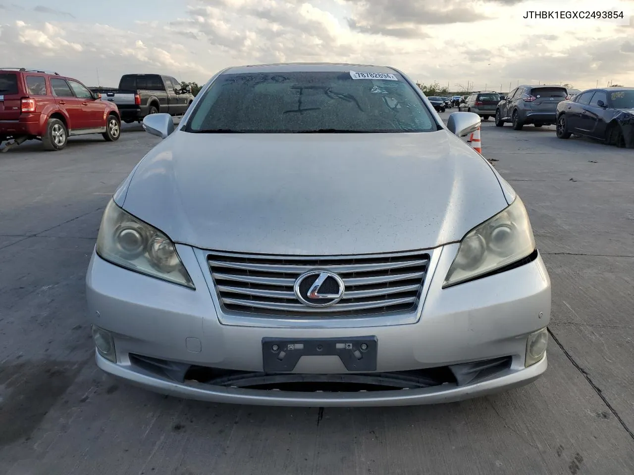 2012 Lexus Es 350 VIN: JTHBK1EGXC2493854 Lot: 78782894