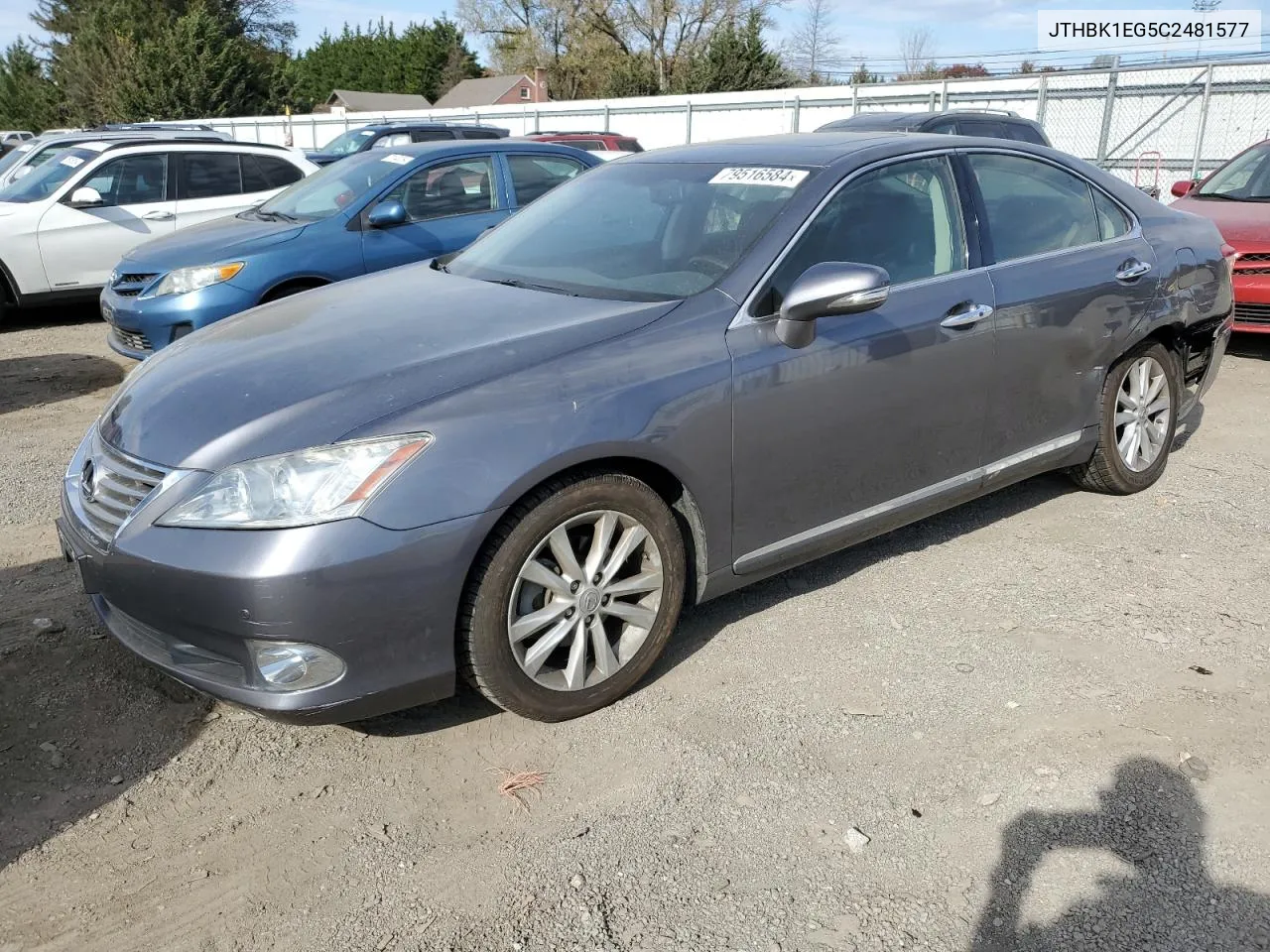 2012 Lexus Es 350 VIN: JTHBK1EG5C2481577 Lot: 79516584