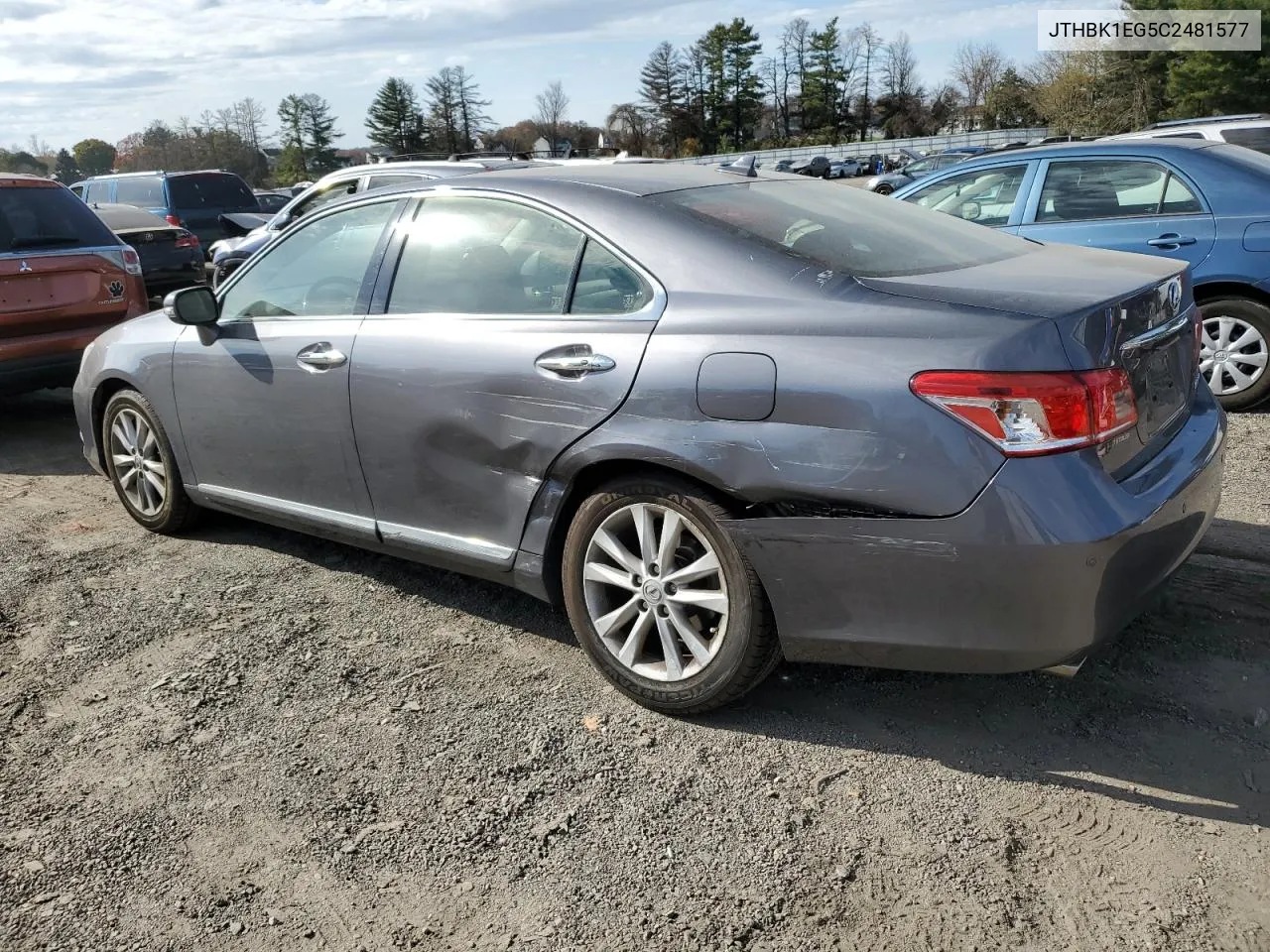 2012 Lexus Es 350 VIN: JTHBK1EG5C2481577 Lot: 79516584