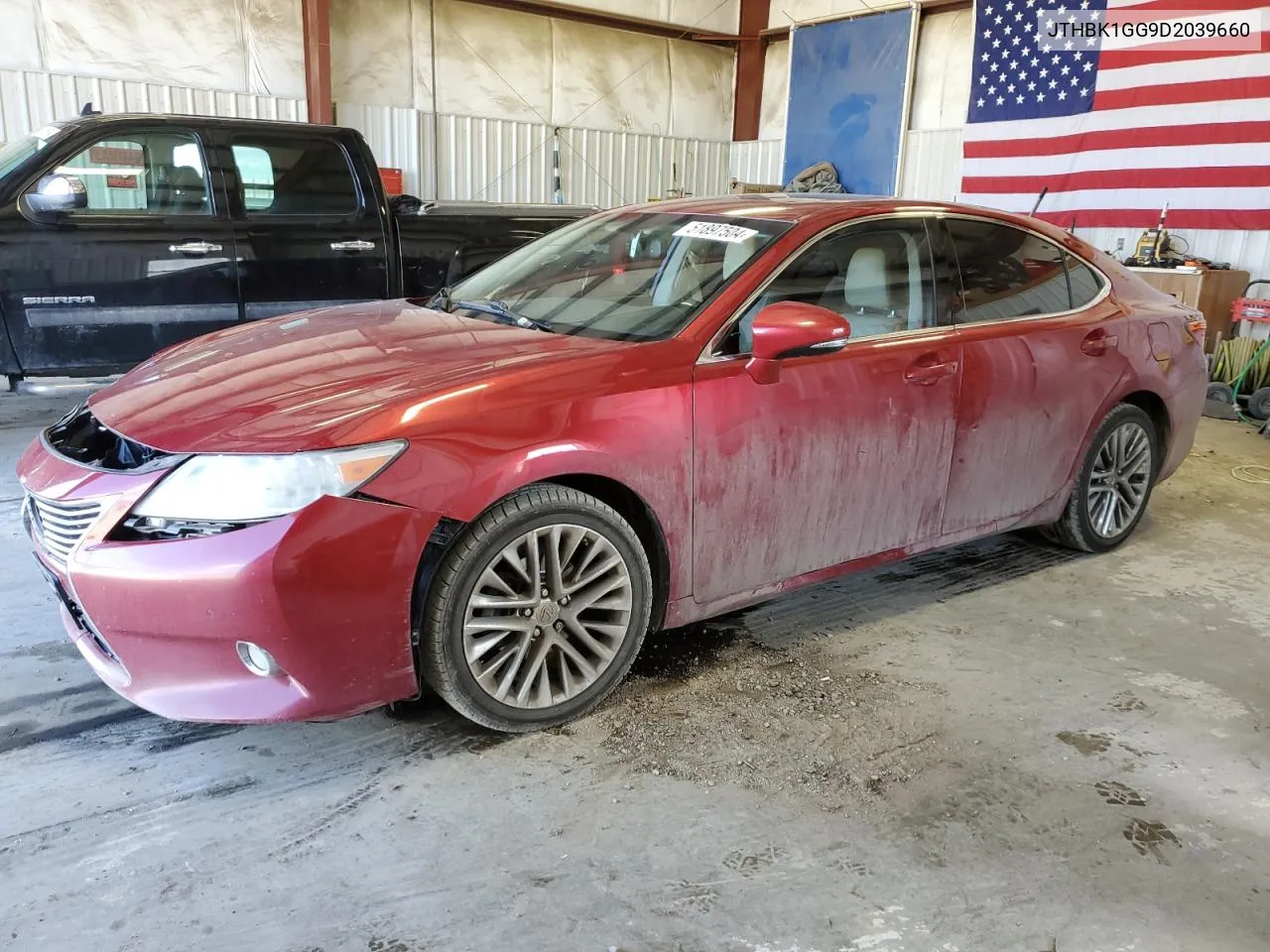 2013 Lexus Es 350 VIN: JTHBK1GG9D2039660 Lot: 51897504