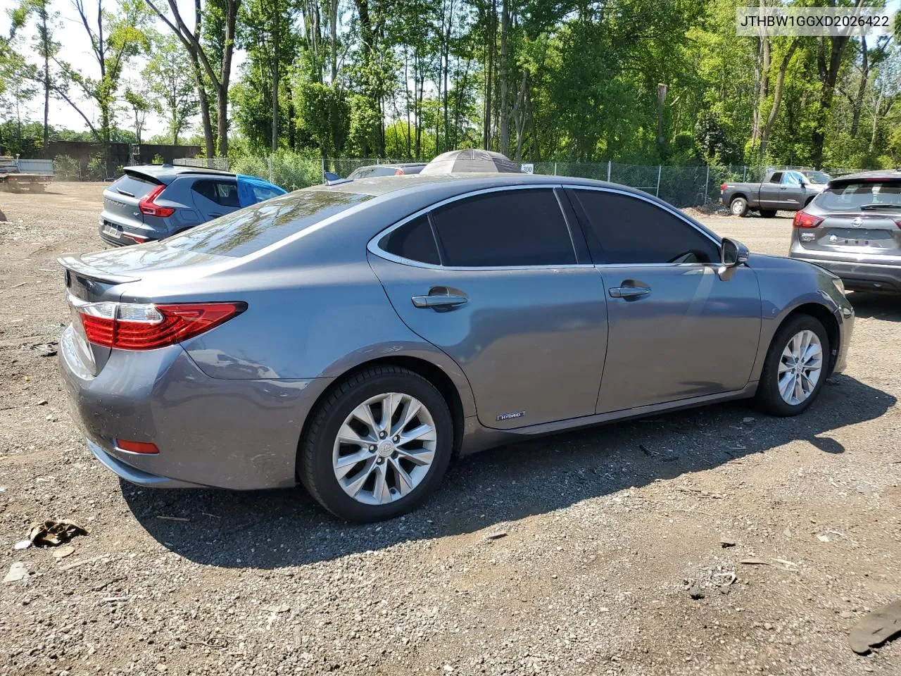 2013 Lexus Es 300H VIN: JTHBW1GGXD2026422 Lot: 64799764