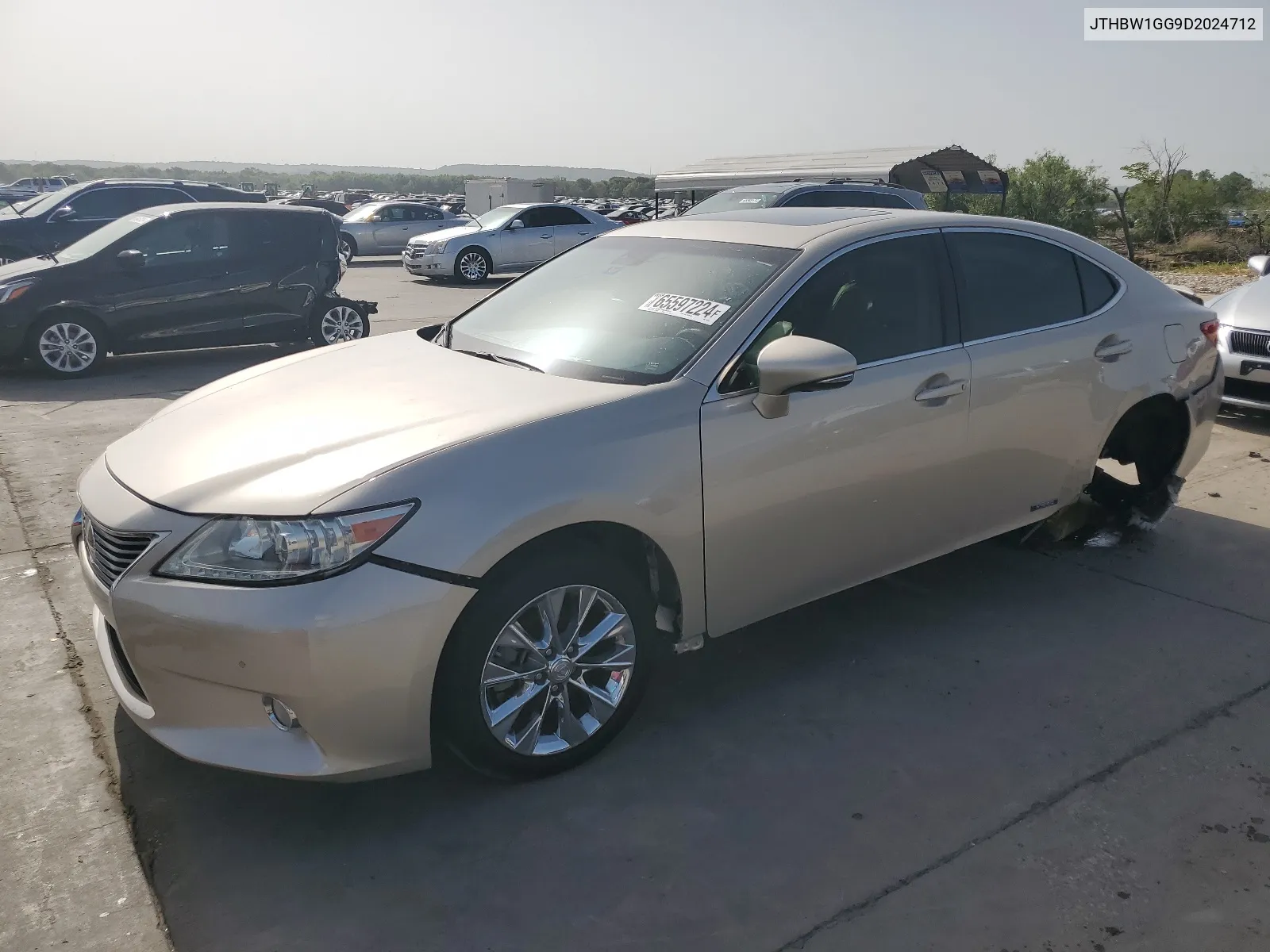 JTHBW1GG9D2024712 2013 Lexus Es 300H