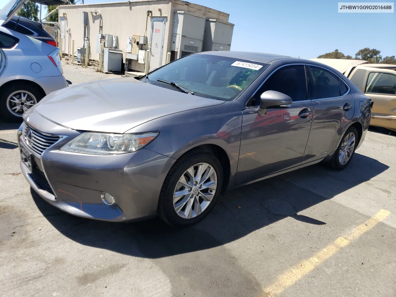 2013 Lexus Es 300H VIN: JTHBW1GG9D2016688 Lot: 67415054