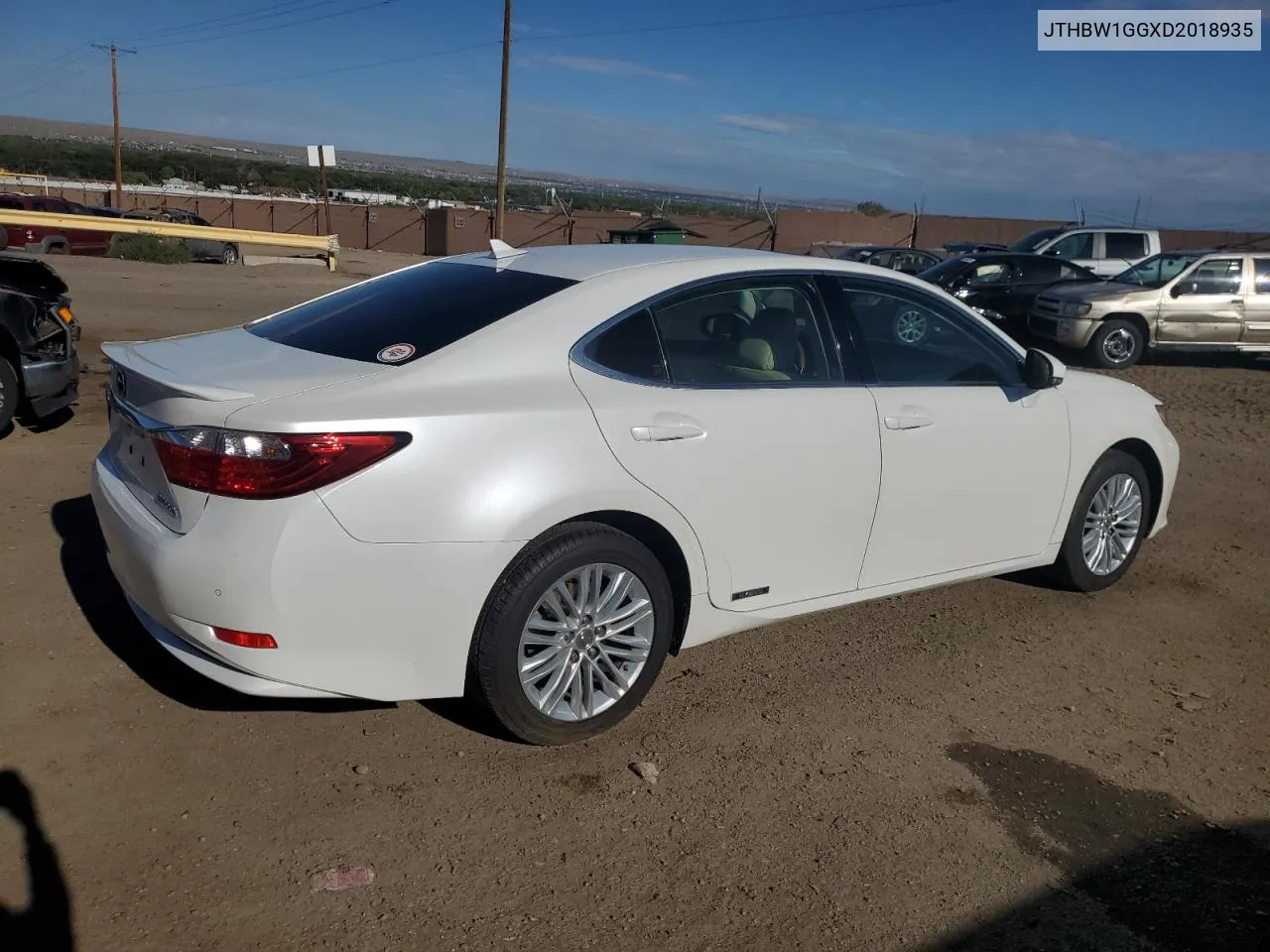 JTHBW1GGXD2018935 2013 Lexus Es 300H