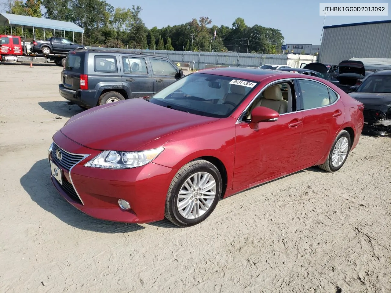 JTHBK1GG0D2013092 2013 Lexus Es 350