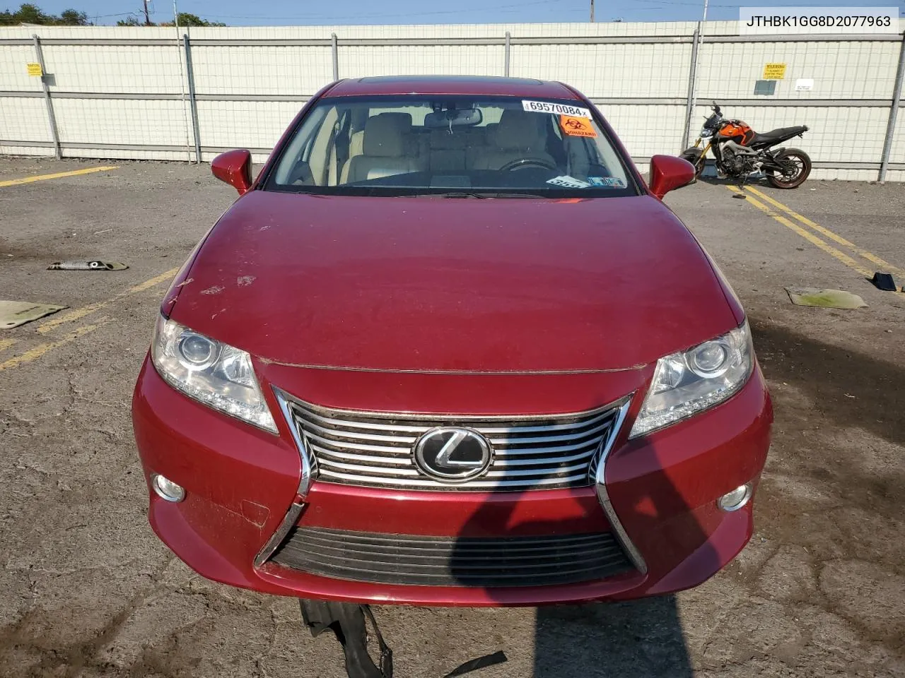 JTHBK1GG8D2077963 2013 Lexus Es 350