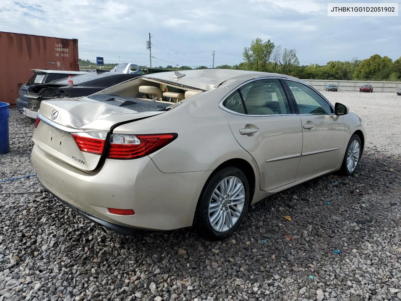 JTHBK1GG1D2051902 2013 Lexus Es 350