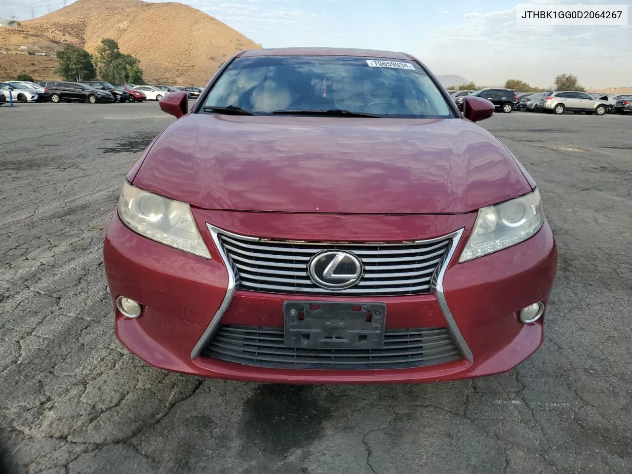 2013 Lexus Es 350 VIN: JTHBK1GG0D2064267 Lot: 70659034