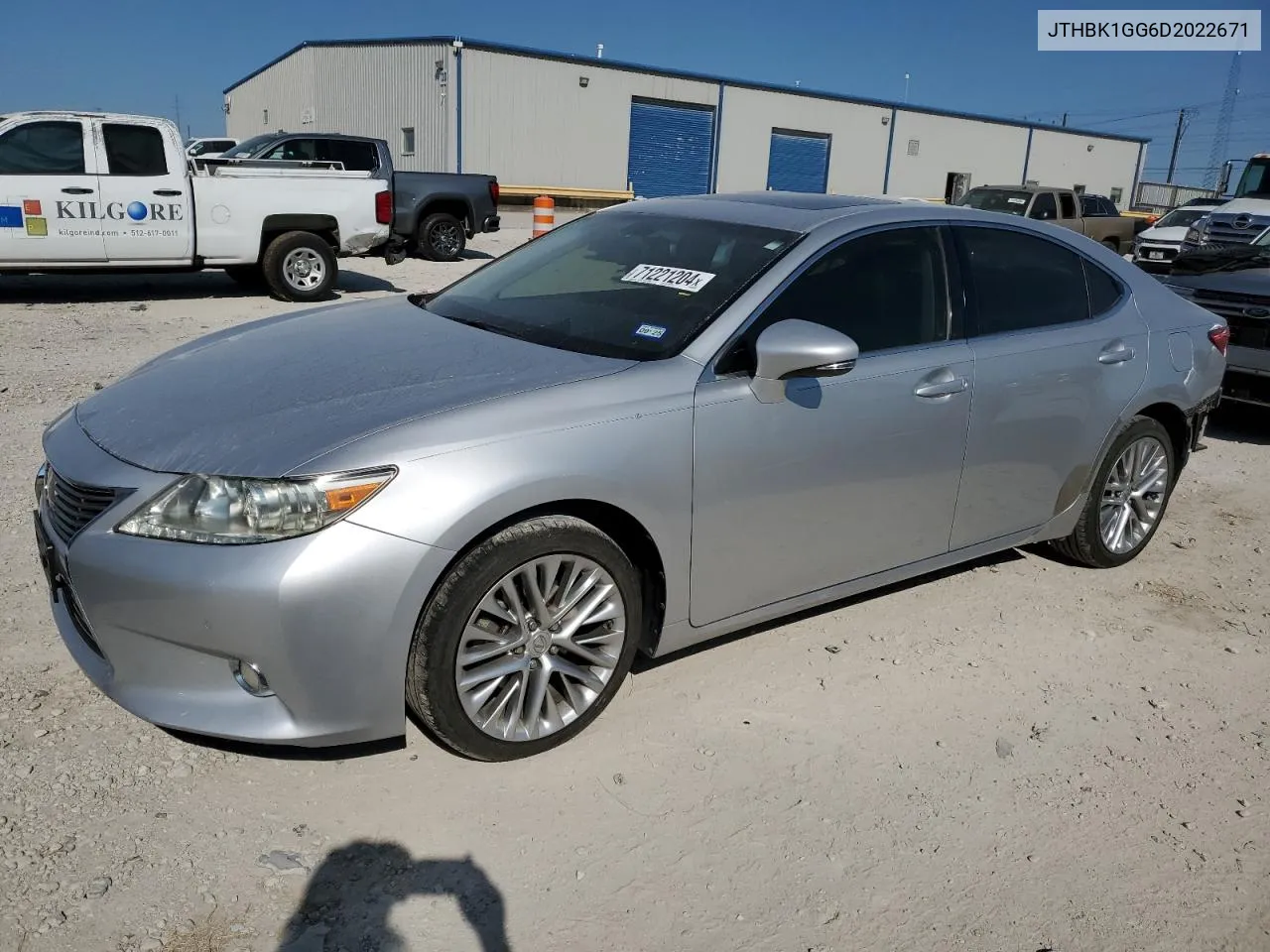 2013 Lexus Es 350 VIN: JTHBK1GG6D2022671 Lot: 71221204