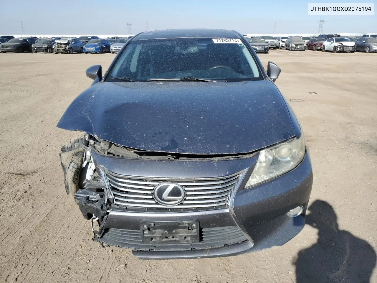 2013 Lexus Es 350 VIN: JTHBK1GGXD2075194 Lot: 71285714