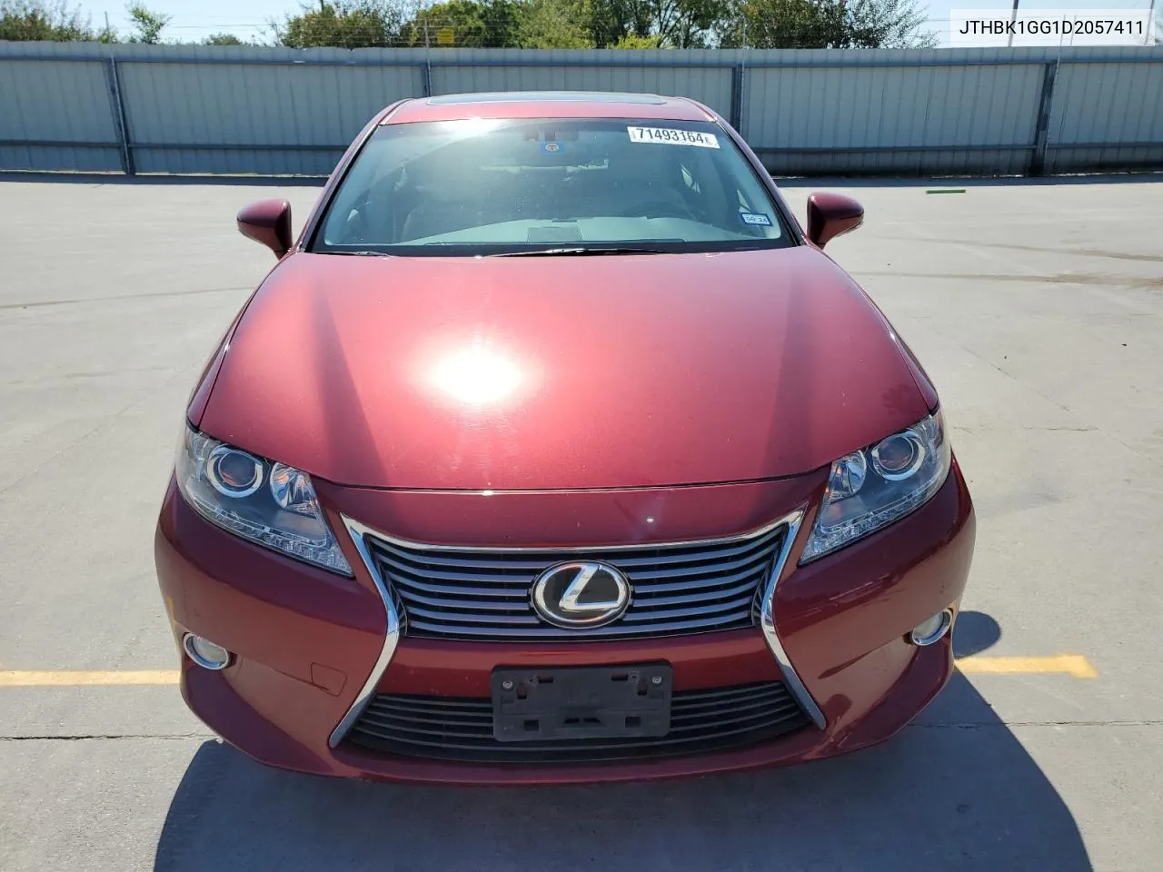 2013 Lexus Es 350 VIN: JTHBK1GG1D2057411 Lot: 71493164