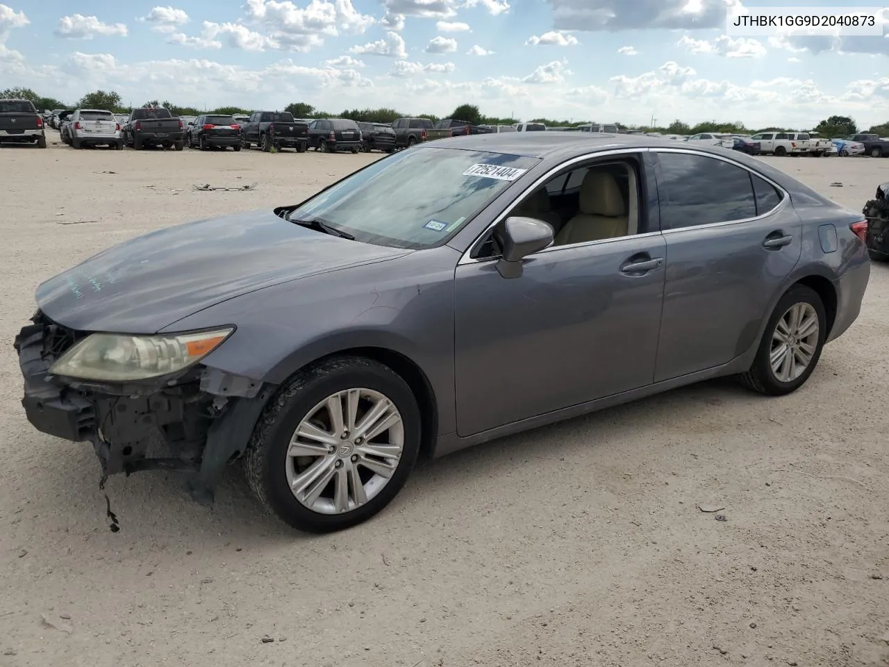 2013 Lexus Es 350 VIN: JTHBK1GG9D2040873 Lot: 72521404