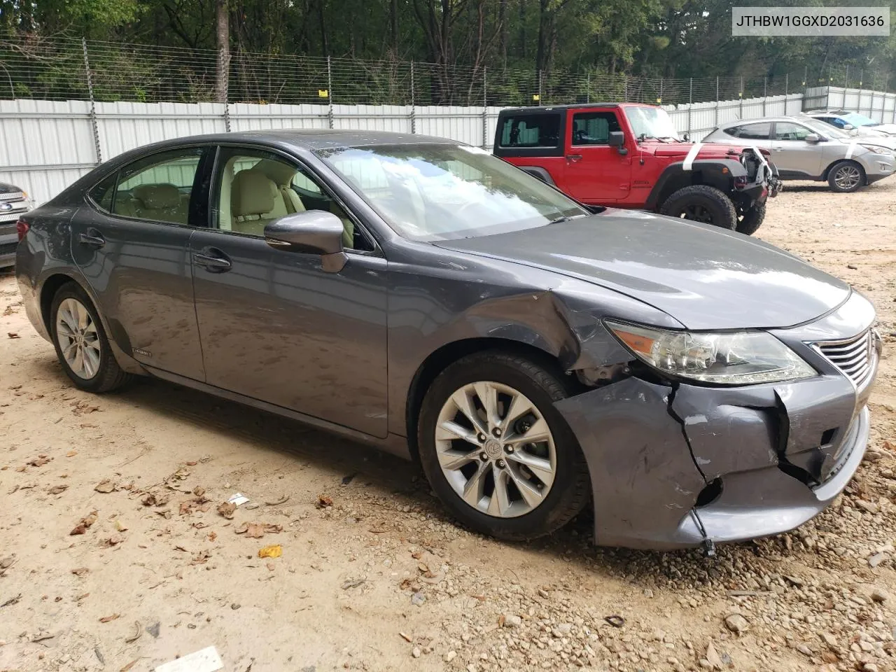 2013 Lexus Es 300H VIN: JTHBW1GGXD2031636 Lot: 72791724