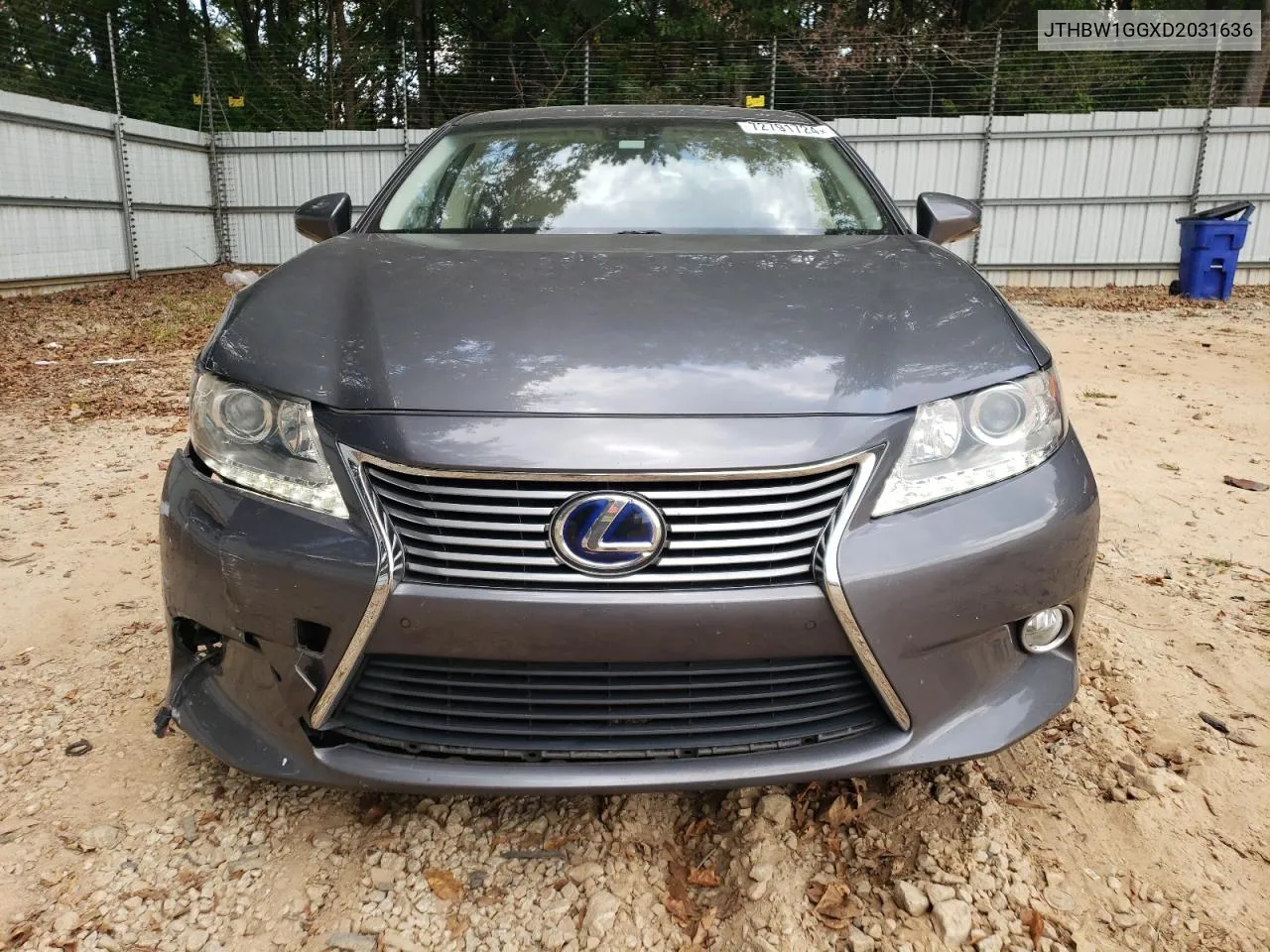 2013 Lexus Es 300H VIN: JTHBW1GGXD2031636 Lot: 72791724